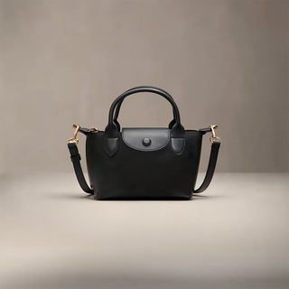 Adalynn - Suede Buttoned Mini Satchel Bag