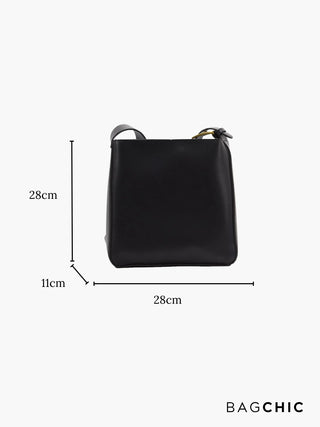 Olivia - Adjustable Strap Bucket-Style Shoulder Bag