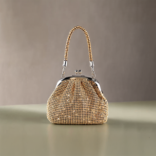 Amara - Sparkle Vintage Rhinestone Handle Bag