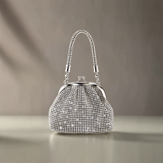 Amara - Sparkle Vintage Rhinestone Handle Bag