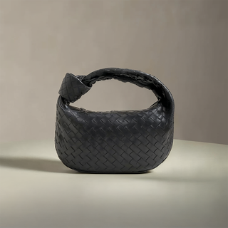 Amelia - Braided Knot Leather Medium Bag