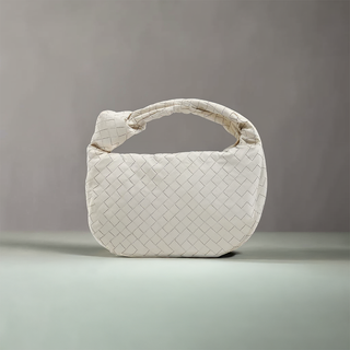 Amelia - Braided Knot Leather Medium Bag