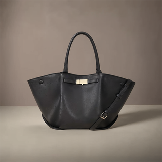 Aurora - Classic Leather Charm Tote Bag
