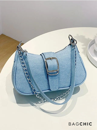 Madison - Edgy Chain and Buckle Mini Bag