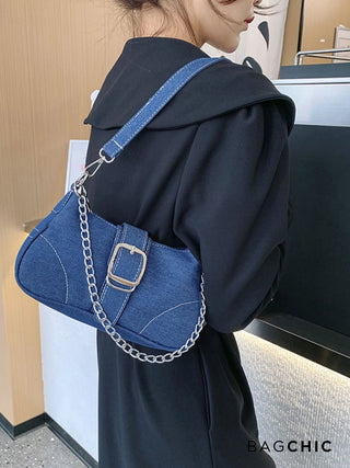 Madison - Edgy Chain and Buckle Mini Bag