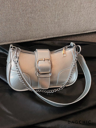 Madison - Edgy Chain and Buckle Mini Bag
