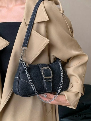 Madison - Edgy Chain and Buckle Mini Bag