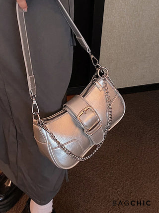 Madison - Edgy Chain and Buckle Mini Bag