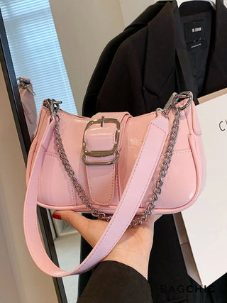 Madison - Edgy Chain and Buckle Mini Bag