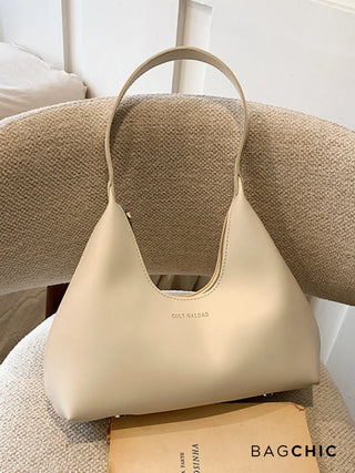 Grace - Exquisite Leather Crescent Hobo Bag