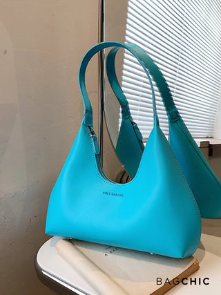 Grace - Exquisite Leather Crescent Hobo Bag