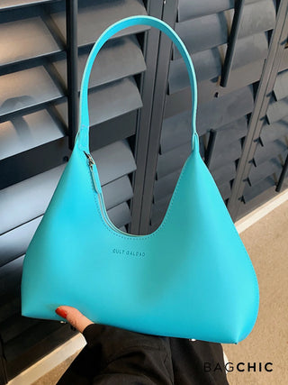 Grace - Exquisite Leather Crescent Hobo Bag