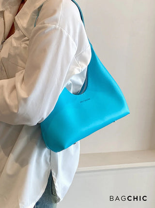 Grace - Exquisite Leather Crescent Hobo Bag