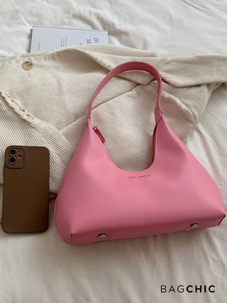 Grace - Exquisite Leather Crescent Hobo Bag