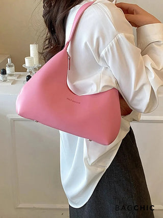 Grace - Exquisite Leather Crescent Hobo Bag