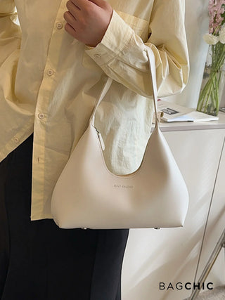 Grace - Exquisite Leather Crescent Hobo Bag