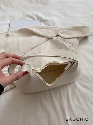 Grace - Exquisite Leather Crescent Hobo Bag