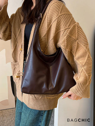 Lucy - Exquisite Vintage Leather Soft Tote Bag