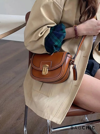 Luna - Canvas and Leather Mini Crossbody Bag