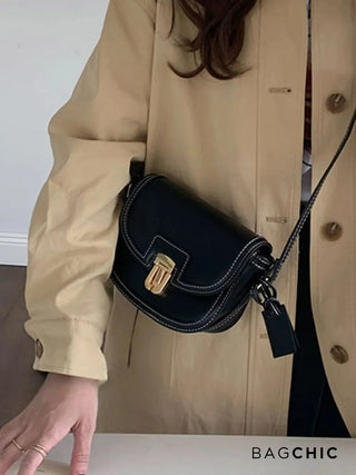 Luna - Canvas and Leather Mini Crossbody Bag