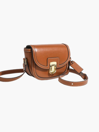 Luna - Canvas and Leather Mini Crossbody Bag