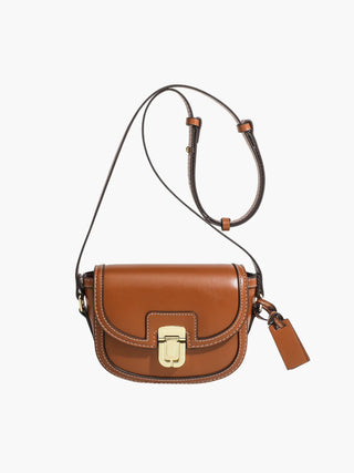 Luna - Canvas and Leather Mini Crossbody Bag