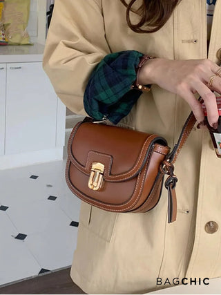 Luna - Canvas and Leather Mini Crossbody Bag