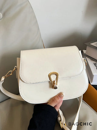 Lainey - Leather Flap Crossbody Bag