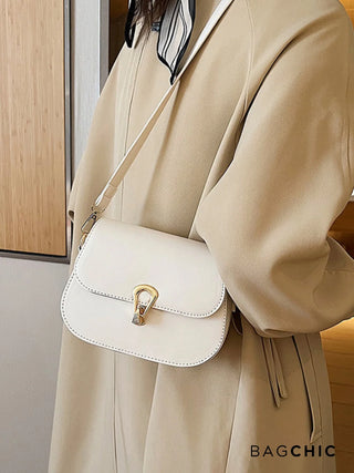 Lainey - Leather Flap Crossbody Bag