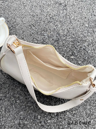 Madelyn - Leather Half-Moon Shoulder Bag