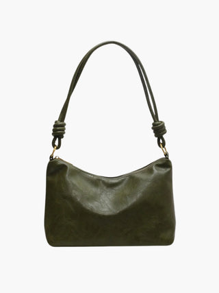 Sophie - Leather Knotted Strap Hobo Bag