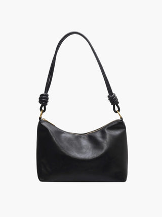 Sophie - Leather Knotted Strap Hobo Bag