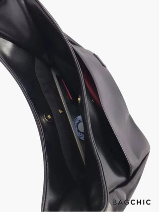 Addison - Leather Loop Handle Shoulder Bag