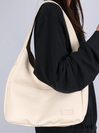 Addison - Leather Loop Handle Shoulder Bag
