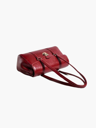 Claire - Leather Vintage-Inspired Baguette Bag
