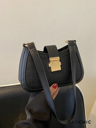 Victoria - Gold Clasp Mini Saddle Bag