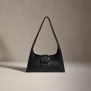 Millie - Sleek Belted Leather Shoulder Bag