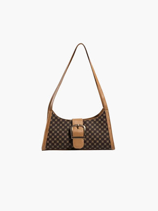 Athena - Minimalist Leather Patterned Buckle Bag