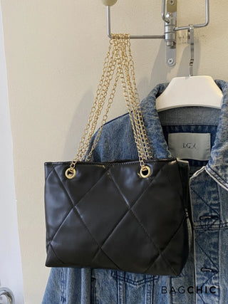 Chloe - Classic Quilted Leather Evening Bag