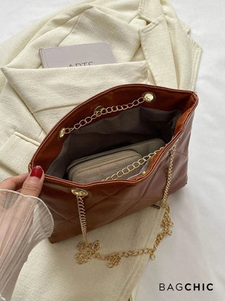 Chloe - Classic Quilted Leather Evening Bag