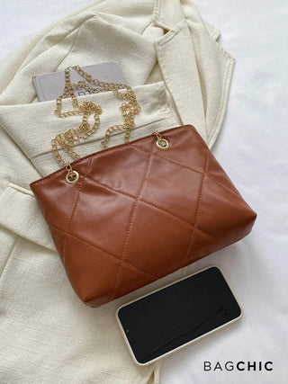 Chloe - Classic Quilted Leather Evening Bag