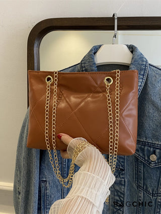 Chloe - Classic Quilted Leather Evening Bag