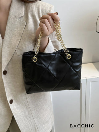 Chloe - Classic Quilted Leather Evening Bag