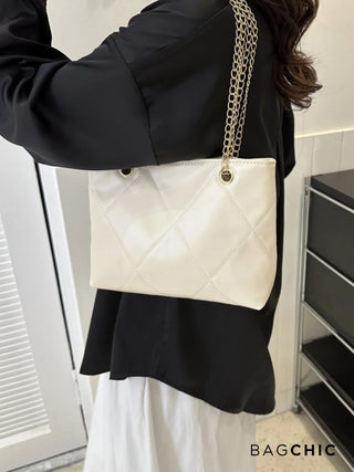 Chloe - Classic Quilted Leather Evening Bag