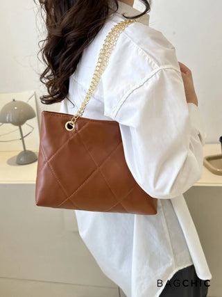 Chloe - Classic Quilted Leather Evening Bag