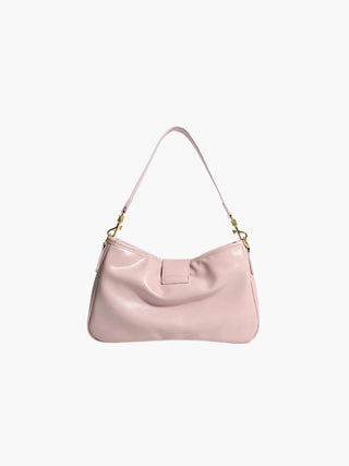 Maeve - Minimalist Gold Ring Detail Hobo Bag