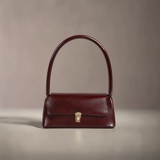 Natalia - Retro Leather Flap Top Bag