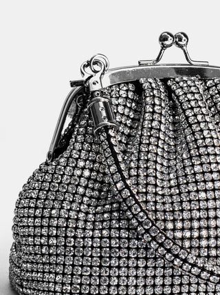Amara - Sparkle Vintage Rhinestone Handle Bag