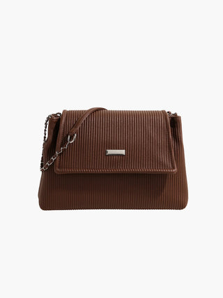 Cora - Retro Corduroy-Inspired Shoulder Bag
