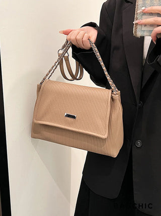 Cora - Retro Corduroy-Inspired Shoulder Bag